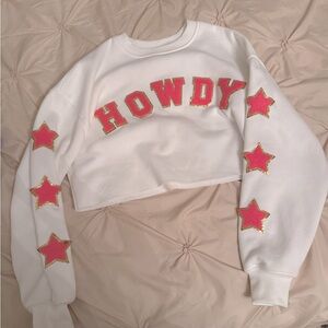 HOWDY crop pullover S